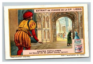 Vintage Liebig Trade Card - French - 3 of The Popular Tales Set