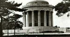 Clark George Memorial Rppc Rogers Vincennes Indiana Photo Postcard Real Vintage  