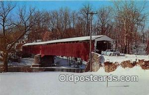 Second Lock Covered Bridge Dutch Country, Lancaster, USA Unused 