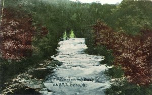 12521 Barton River From High Bridge, Boston & Maine Railroad, Vermont