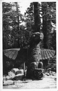 RPPC Rose Marie Movie Totem Poles LAKE TAHOE Inspiration Point c1940s Frashers