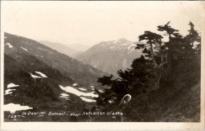 Alaska On Deer Mt Summit Near Ketchikan RPPC Postcard Z26