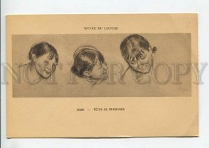 444188 DEGAS Heads Belle DANCER Ballet Vintage postcard