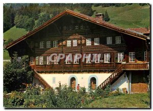 Postcard Modern Old Swiss Chalet