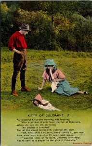 Vtg 1910s Kitty Of Coleraine Bamforth Song Card 1 Postcard