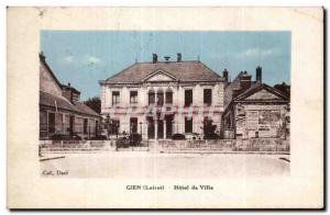 Old Postcard Gien (Loiret) City Hotel