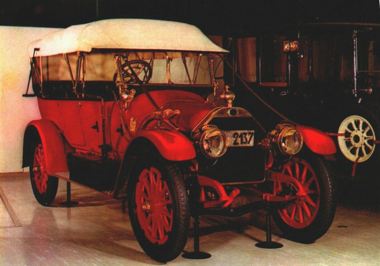 Miniature Voiture Ancienne Dugu 1/43 - Itala 1912 25/35 HP Rouge