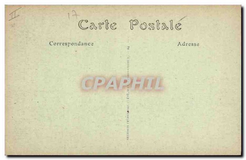 Old Postcard Pallice Rochelle Lighthouse and & # 39entree harbor boat