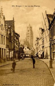 Belgium - Bruges. Pierres Street