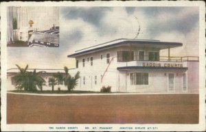 Mt. Mount Pleasant TX Gaddis Courts 1941 Used Postcard