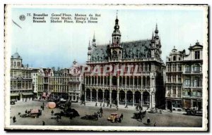 Old Postcard Brussels Stock Exchange