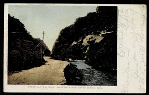 Ogden Canyon Utah - Ogden water supply pipe - 1906