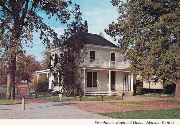 Eisenhower Boyhood Home Abilene Kansas