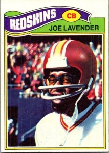 1977 Topps Football Card Joe Lavender  Washington Redskins sk21397