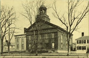 First Universalist Church Plymouth Massachusetts Postcard 1906 AS Burbank UND