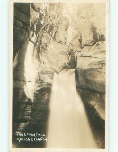 1930's rppc NICE VIEW Maligne Canyon In Jasper Park Alberta AB W0980