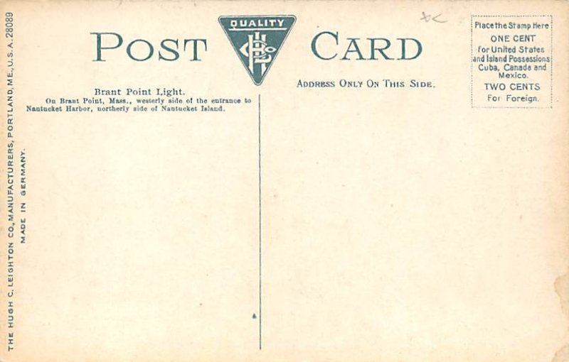 Brant point light Nantucket, Massachusetts, USA Lighthouse Unused 