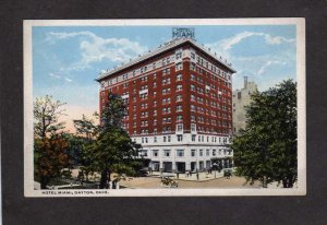 OH Hotel Miami Dayton Ohio Vintage Postcard