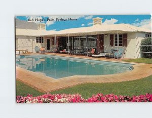 Postcard Bob Hope Home Palm Springs California USA North America