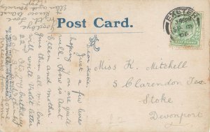 The Lovers Walk artist postcard c.1906