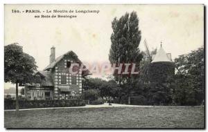Paris Postcard The Old Mill Longchamp in the Bois de Boulogne