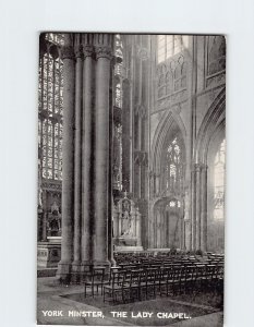 Postcard The Lady Chapel York Minster York England