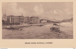 LUCERNE , Switzerland , 1900-10s ; Grand Hotel National