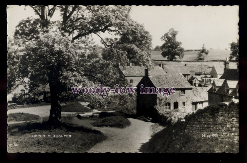 tp1751 - Glouc's - Upper Slaughter Village in the Corswolds, c1950s - postcard 