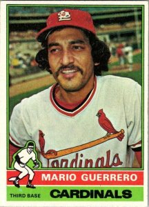 1976 Topps Baseball Card Mario Guerrero St Louis Cardinals  sk12333