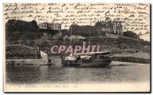 Old Postcard Dinard La Cale Maree Bass Boat