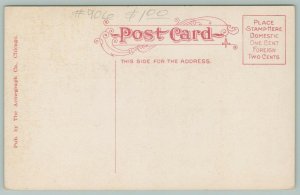 Wisconsin Dells~The River Rock-Side Luncheon Cafe~People at Table~c1910 Postcard