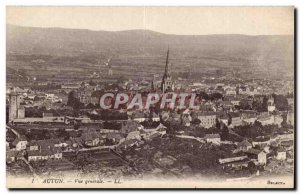 Autun Old Postcard General view