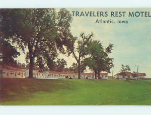 Unused Pre-1980 MOTEL SCENE Atlantic Iowa IA hk0442@