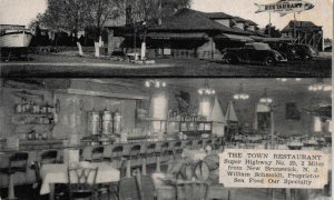 Postcard The Town Restaurant in New Brunswick, New Jersey~115220