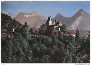 RP; Colored, MENTHON, St. Bernard, Chateau de Menthon et les Montagnes du bou...