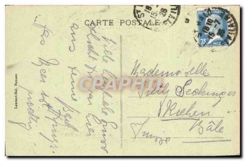 Postcard Old Emerald Coast Parame La Digue