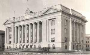 Vintage Postcard 1900's View of Weld County Court House Greeley Colorado CO RPPC