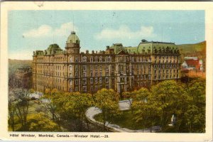 Postcard HOTEL SCENE Monteal Quebec QC AL8156