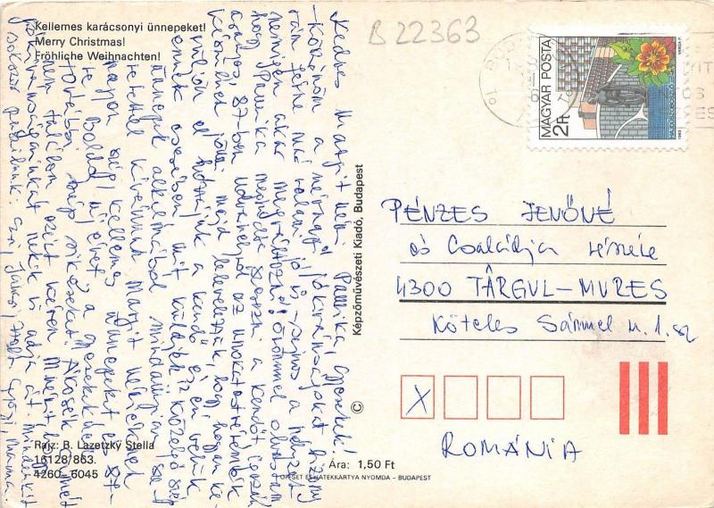 B22363 Santa Claus Hungary christmas