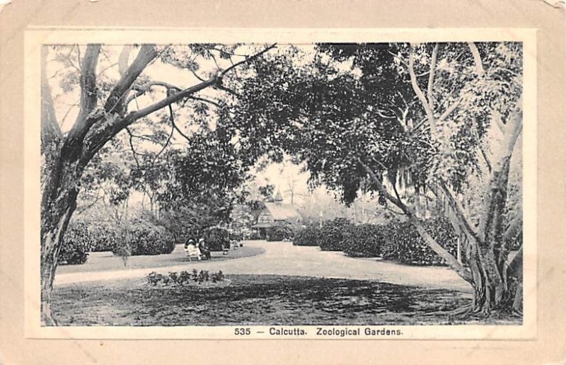 Zoological Gardens Calcutta India Unused 