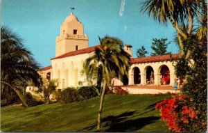 Serra Museum Presidio Park Father Junipero California Mission CA Postcard UNP 