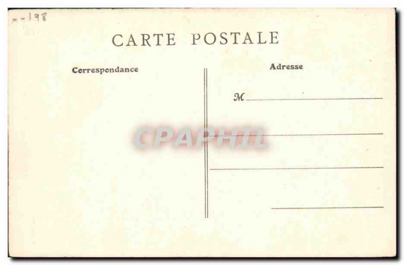 Postcard Old Ship SS France mixete Salon