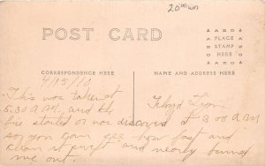 H24/ Kalkaska Michigan RPPC Postcard c1910 Ruins Fire Disaster Store  91