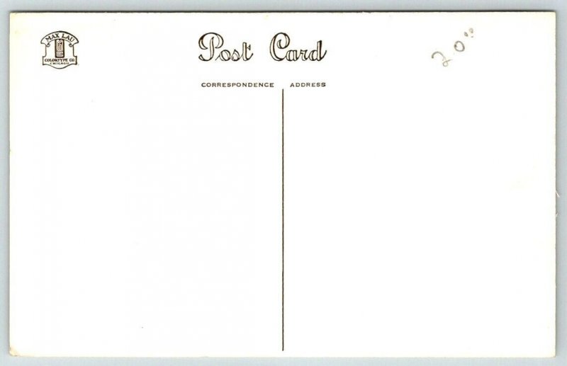 Abraham Lincoln Home  Springfield   Illinois  Postcard