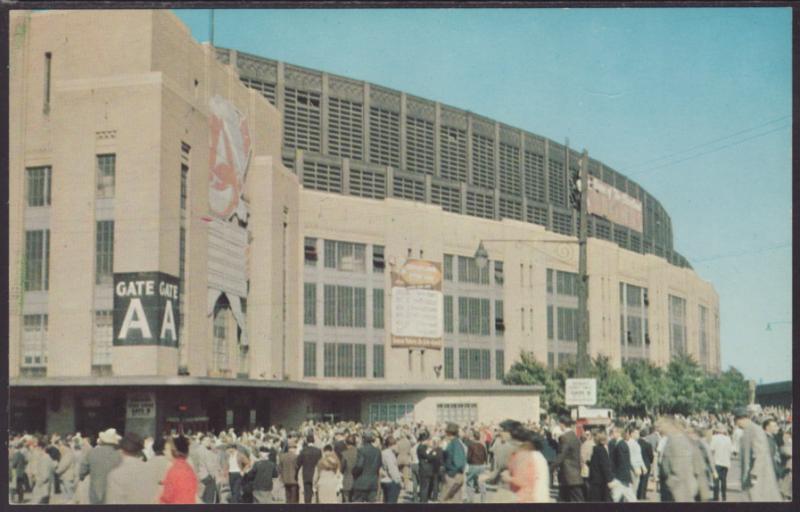 Municipal Stadium,Cleveland,OH Postcard