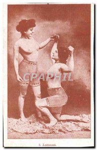 Old Postcard naked women erotic Luteuses