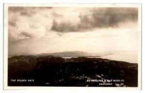 RPPC The Golden Gate, Mt. Tamalpais & Muir Woods Railway, CA Postcard