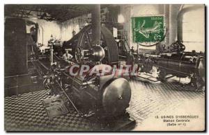 Plant & # 39Isbergues - Central Station - Room No 1 - Factory - Old Postcard