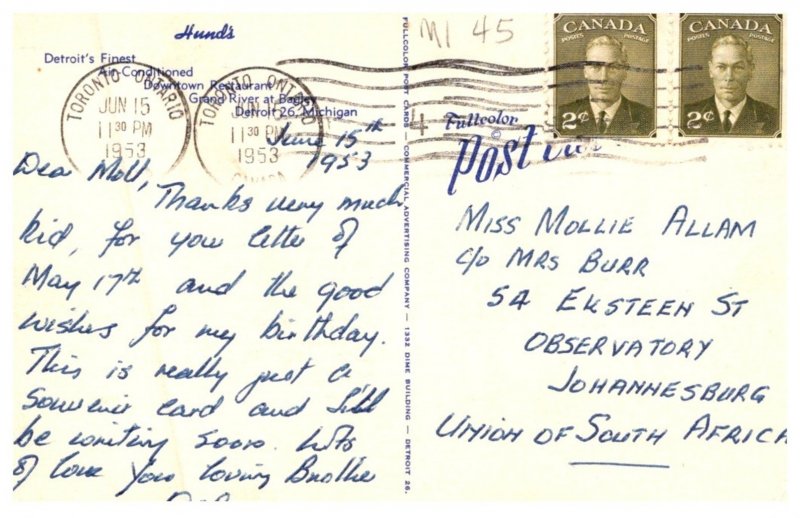 Michigan Detroit , Hunds Grill