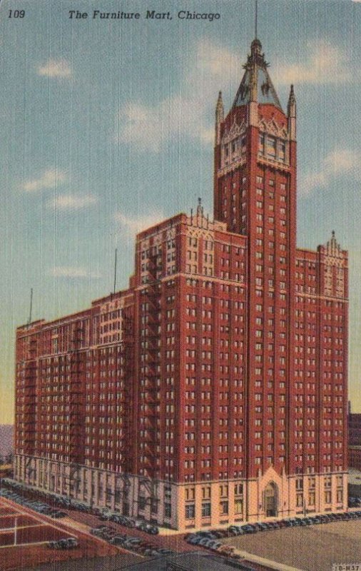 Postcard The Furniture Mart Chicago IL